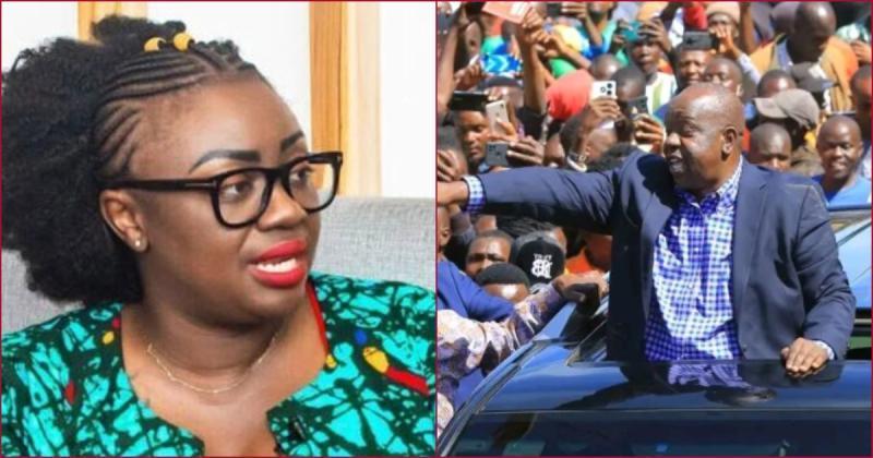 UDA nominated senator Gloria Orwoba (pictured left) is facing disciplinary action from her party for associating with former Interior Cabinet Secretary Fred Matiang'i.